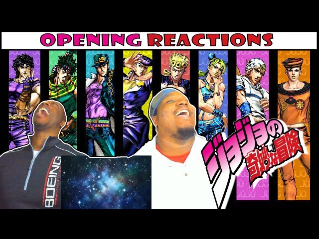 Jojo's Bizarre Adventure - Openings 1-10 [BLIND REACTION]