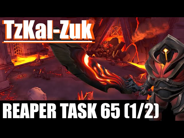 Runescape 3 - Reaper Task 65 | Zuk Normal (1/2) - Forgot my Shield x3