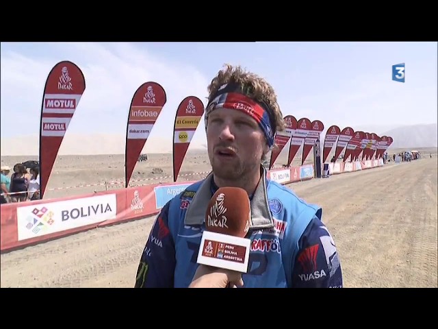 Dakar. Adrien Van Beveren : "C'était costaud, y en a un j'ai jamais vu du sable aussi mou !"