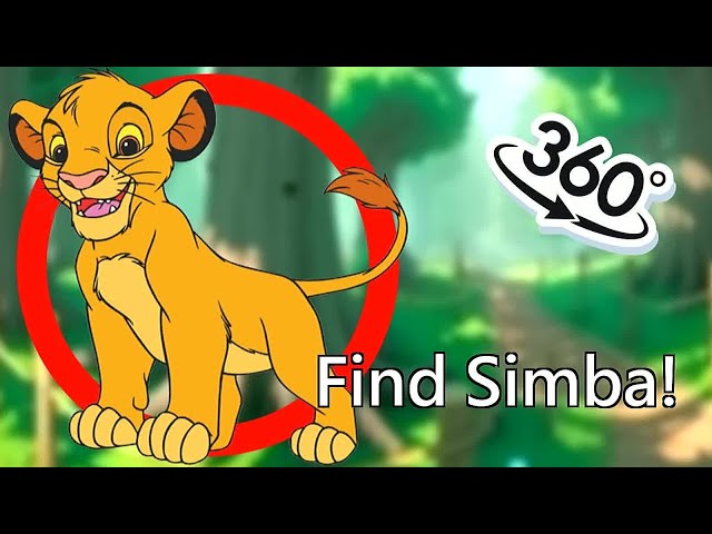 Simba from Lion King 360° - Finding Challenge | VR/360° Experience