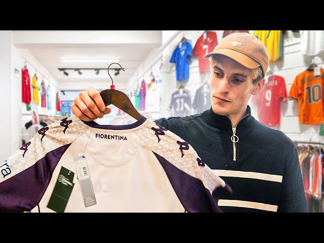 Charlie Cooper Goes Shopping For Retro Football Shirts (This Country)