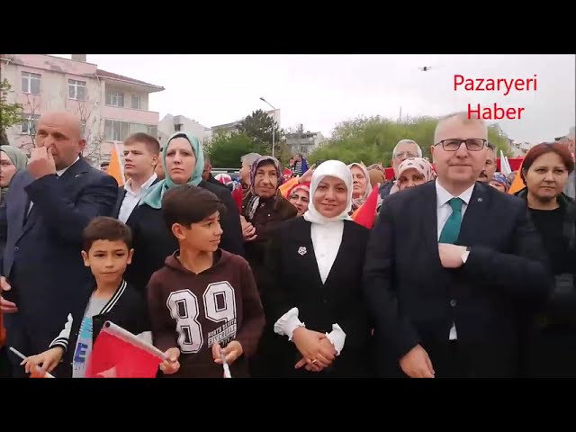 13 Mayıs AK PARTİ BOZÜYÜK MİTİNGİ GÖZ DOLDURDU