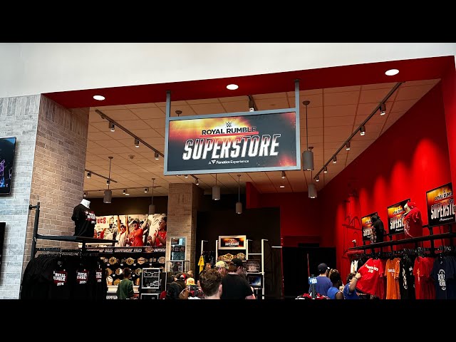 WWE Royal Rumble Superstore 2024 at Tampa