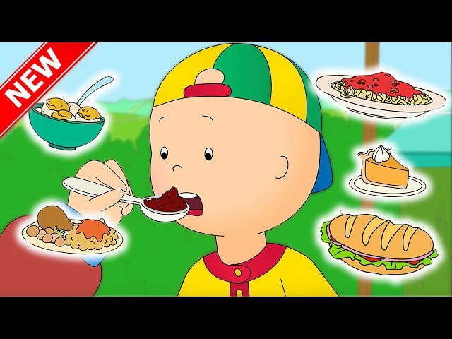 ★NEW★ Caillou and the FOOD FAIR | Funny Animated cartoon for Kids | Cartoon Caillou l Cartoon Movie