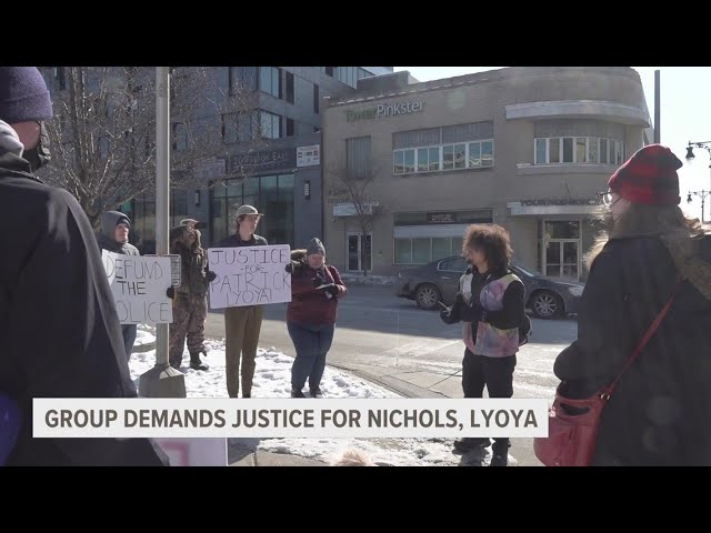 Grand Rapids group holds protest, demands justice for Patrick Lyoya and Tyre Nichols