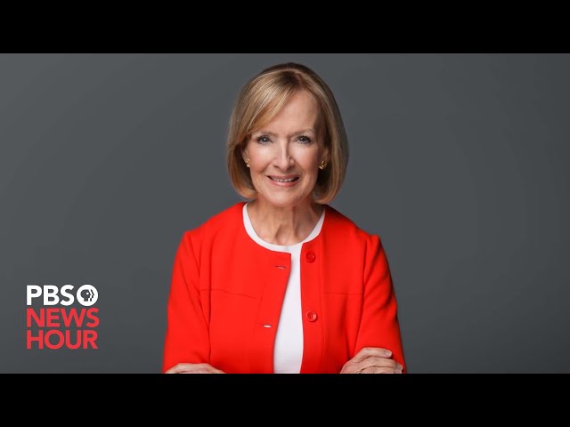 Judy Woodruff's goodbye message to viewers as she departs NewsHour anchor desk