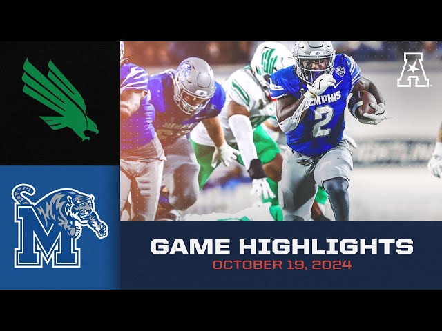 Game Highlights: North Texas vs Memphis (Oct. 19, 2024)