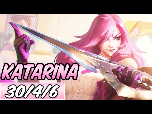 KATARINA MID | Build & Runes | Diamond Battle Academia Katarina | League of Legends | S9