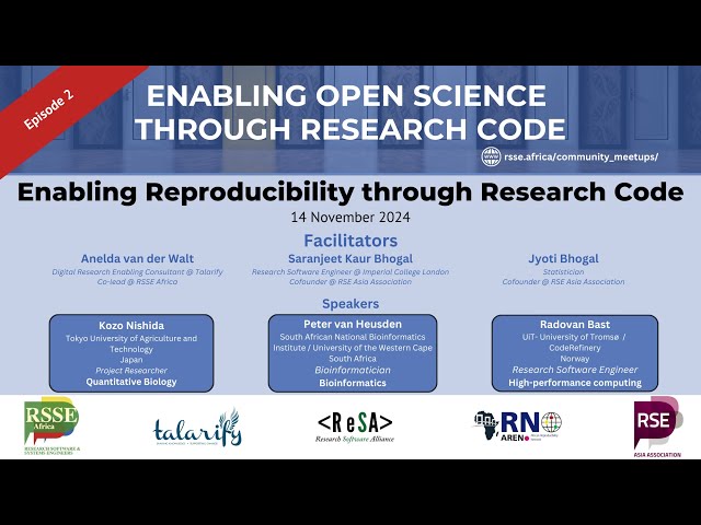 Enabling open science through research code - Episode 2