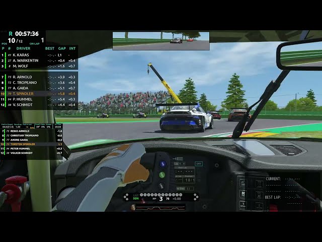 rFactor 2: Cup Porsche 992, Imola, race 1