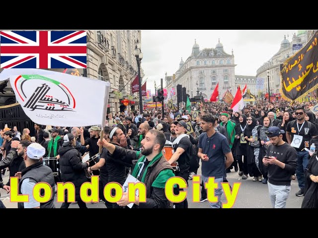 🇬🇧Thousand  British Muslim in Central  London march on occasion of Ashura 2023