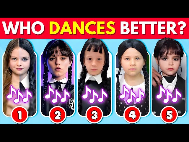 Who Dances Better? Wednesday Dance Edition 🖤💃 Salish Matter, Elsa, Diana, Like Nastya, Skibidi