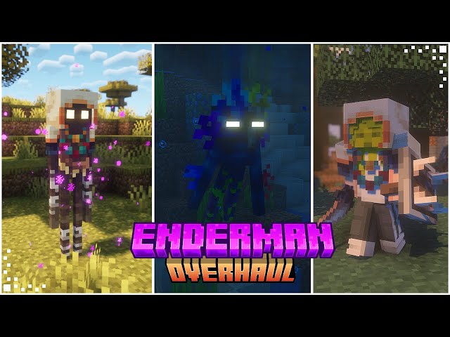 Enderman Overhaul (Minecraft Mod Showcase) | New Enderman & Ender Pearls | Fabric & Forge 1.19/1.20