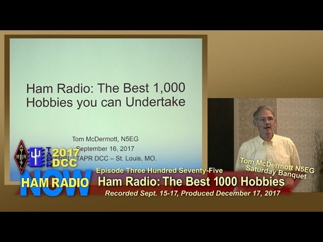 HRN 375: Ham Radio - The Best 1000 Hobbies - 2017 DCC Banquet