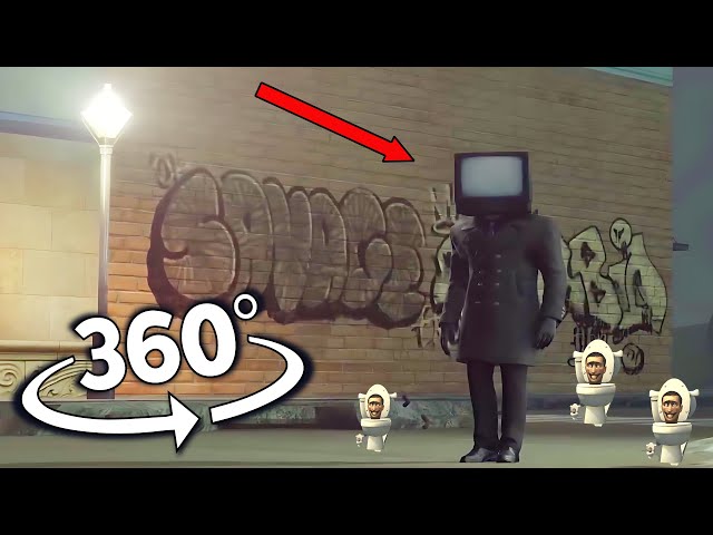 Skibidi Toilet Finding Challenge But it's 360 degree video #6