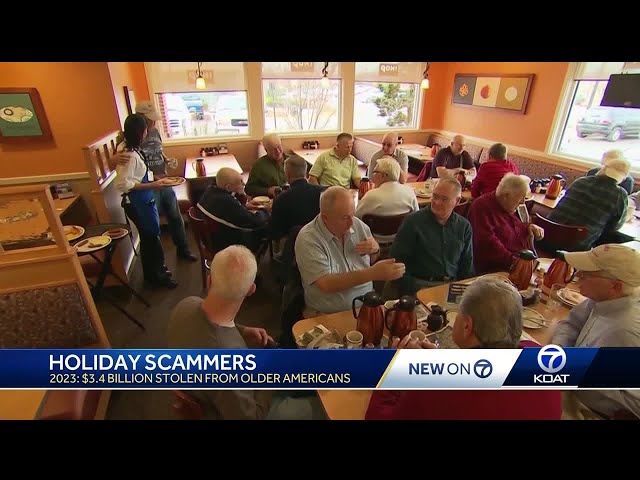 Scammer targeting older people during the holidays on the rise