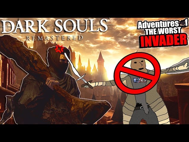 Dark Souls REMASTERED PvP: Invading Anor Londo With A NOT Giant Dad STR Build