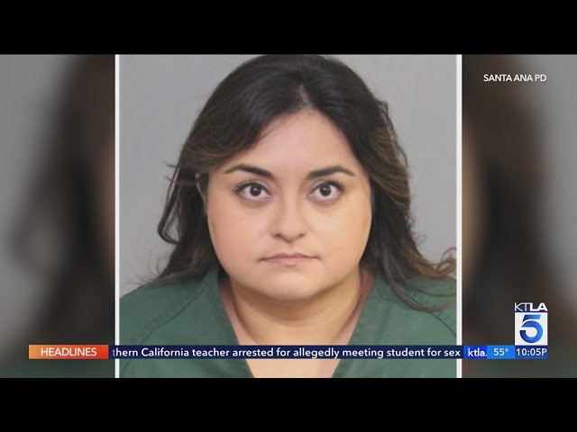 Southern California high school teacher arrested for allegedly meeting student for sex