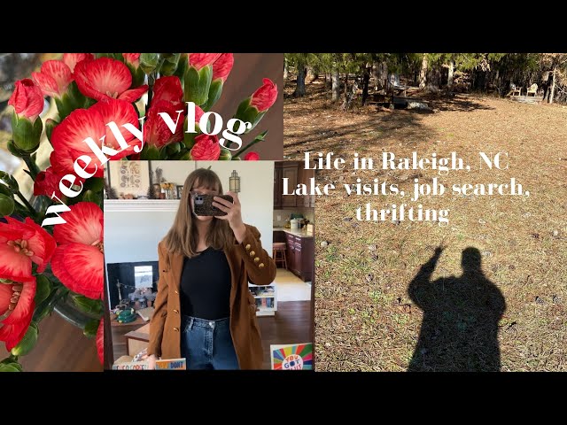 Life in Raleigh, NC | Job Search, lake visits, healing journey | Weekly Vlog