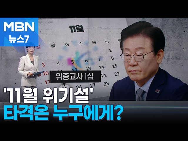 [앵커큐브] 정치권 명운 걸린 11월 마지막주…타격은 누구에게? [MBN 뉴스7]