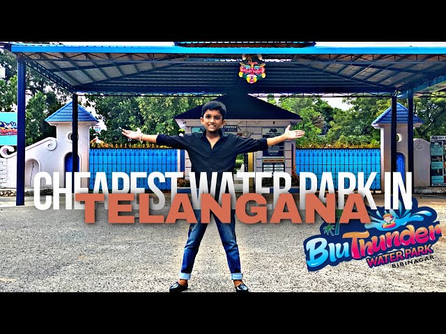 Blu Thunder Water Park Bibinagar💃🏻| Cheapest water park in Telangan | Zaid Afnan Vlogs 👍🏻