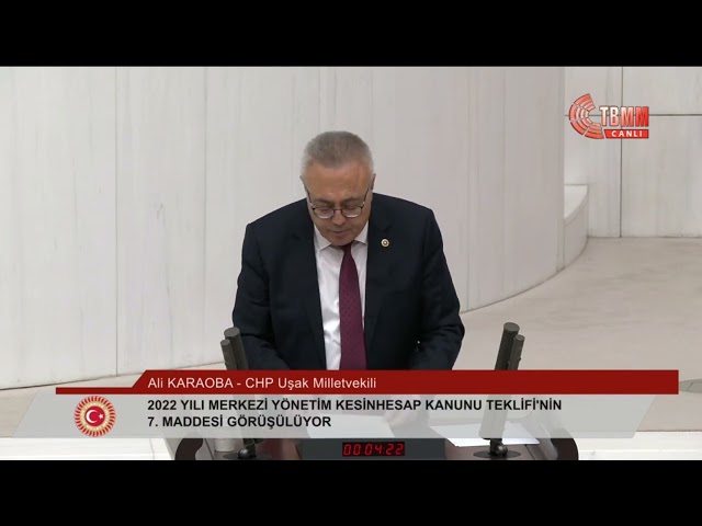 ALİ KARAOBA - 2024 YILI BÜTÇE GÖRÜŞMELERİ