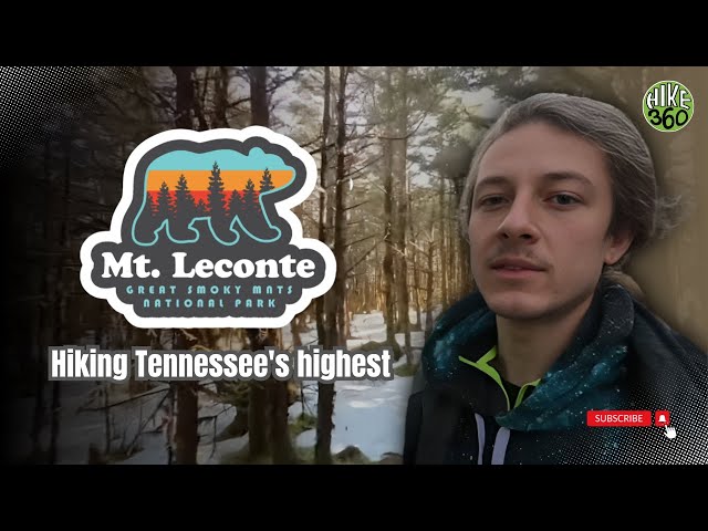 Hiking Tennessee's highest Mt LeConte, Great Smoky Mountains National Park, TN (Hike 360° VR Video)