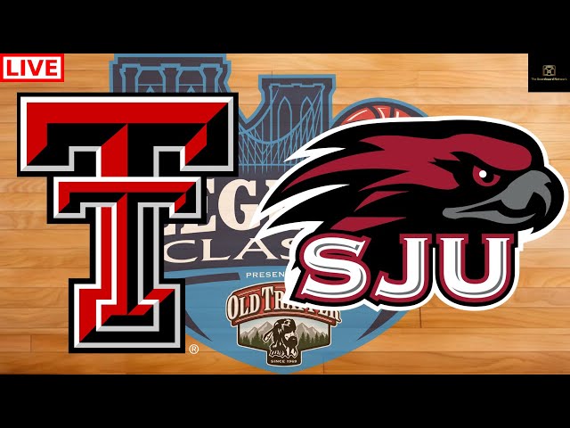 Texas Tech vs Saint Joseph's Legends Classic College Basketball Live Scoreboard & Chat