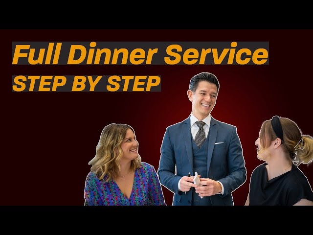 How To Serve A 3 Course Dinner In A Fine Dining