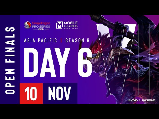 🔴 [EN] AP Mobile Legends: Bang Bang | Snapdragon Mobile Open Finals | Season 6 | Day 6