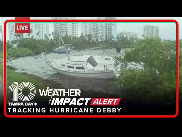 Sarasota boats crash into land as rain slows after day of storms