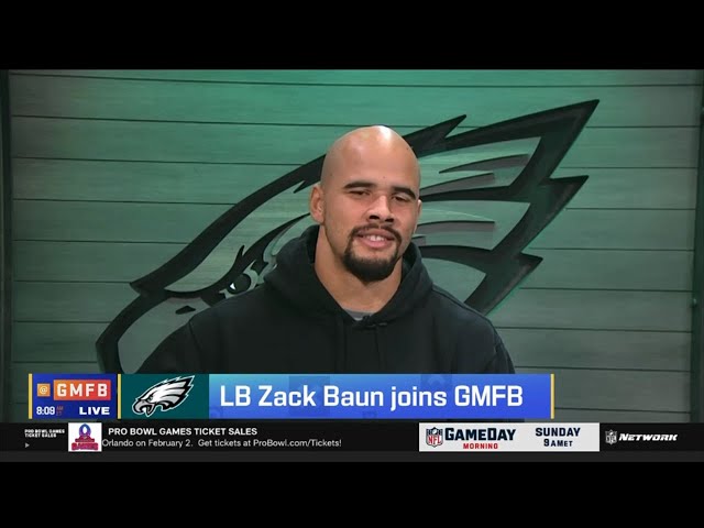 GMFB | "Philly have the BEST defense in NFL!" - Zack Baun talks about Eagles' Super Bowl chances