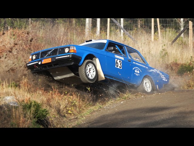 BEST OF VOLVO RALLY 2024 | CRASH & ACTION  — PURE ENGINE SOUND