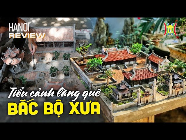 Tái hiện vẻ đẹp làng quê Bắc Bộ xưa qua tiểu cảnh | Hanoi Review