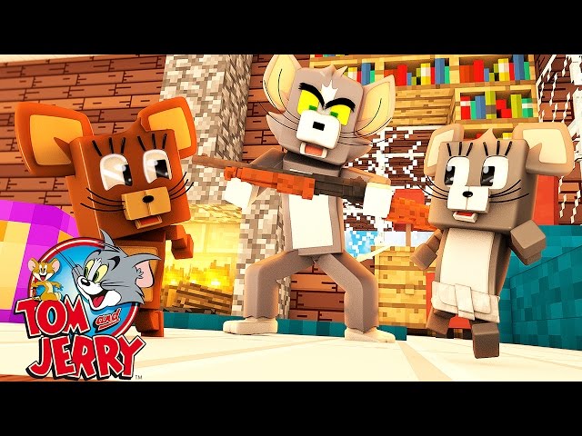 Minecraft: DOIS RATOS NA CASA! #04 ( TOM E JERRY )