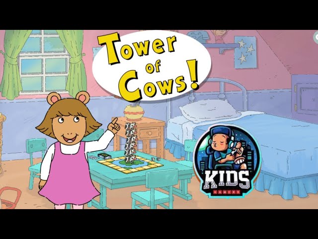 Tower of Cows ⭐Arthur ⭐PBS KIDS Games⭐@funkidsp