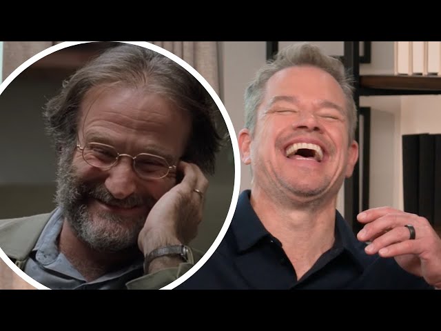 Matt Damon Shares Incredible Robin Williams GOOD WILL HUNTING Story | INTERVIEW