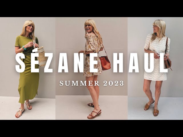 SEZANE SUMMER HAUL | Parisian style outfits 2023 | FRENCH CHIC