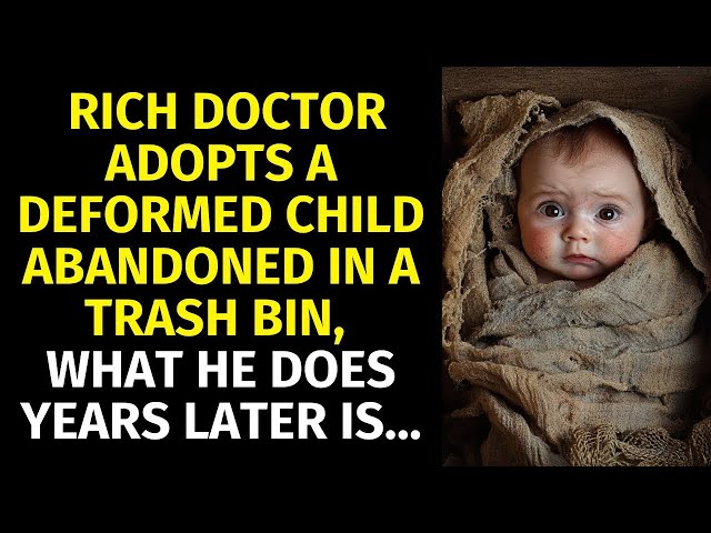 Rich doctor adopts a deformed child abandoned in a trash bin, what he does years later is...