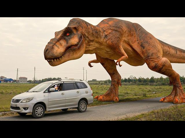 New Hollywood Movie (2024) Dinosaur Attack | T-rex Vs Anaconda | Jurassic Park| Dinosaur