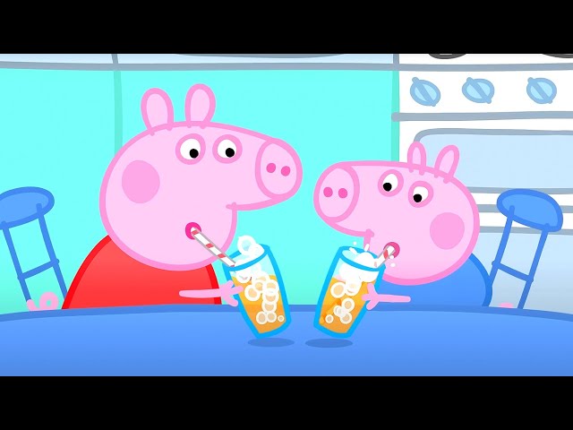 Peppa Pig Enjoys Has a Bubbly Drink! 🐷 | Cartoons for Kids | Fun Animation | Peppa Pig Videos