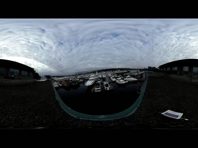 Boat race on South Lake Union #360video