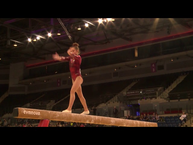 Annie Young   AA Silver   beam   Junior   2019 British Gymnastics Championships   MAG U14 AA