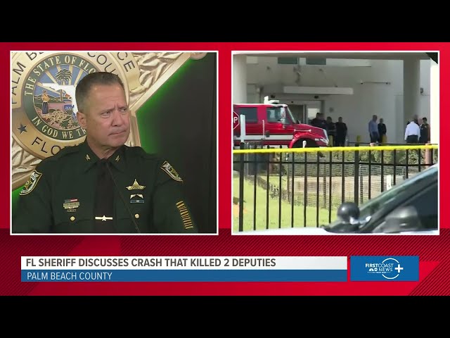 Florida sheriff gives update on 2 deputies killed, 1 injured in motorcycle crash