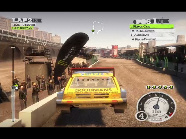 Dirt2 rally gameplay walkthrough campaign70 Carrer mode