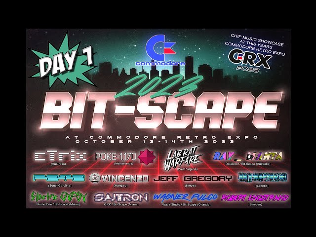 BIT-SCAPE 2023 - Day 1 @ CRX Commodore Retro eXpo 10-13-23