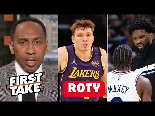 FIRST TAKE | Lakers' Dalton Knecht ties NBA rookie record with 9 3-pointers, Maxey called out Embiid