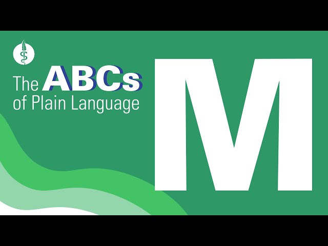 ABCs of Plain Language: More Accurate Diagnoses