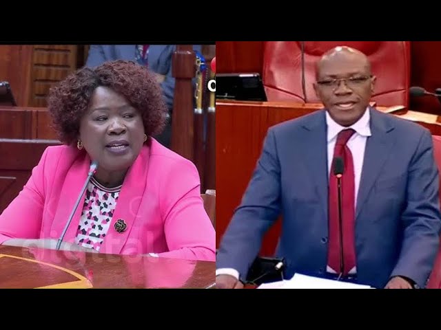 ANGRY SEN KHALAWALE SHOCKS SPEAKER AS HE ORDERS CS ALICE WAHOME TO GET OUT OF SENATE