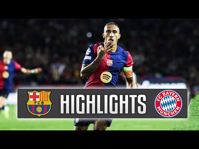 Barcelona - Bayern Munich 4-1 Highlights Champions League - Raphinha amazing Hattrick